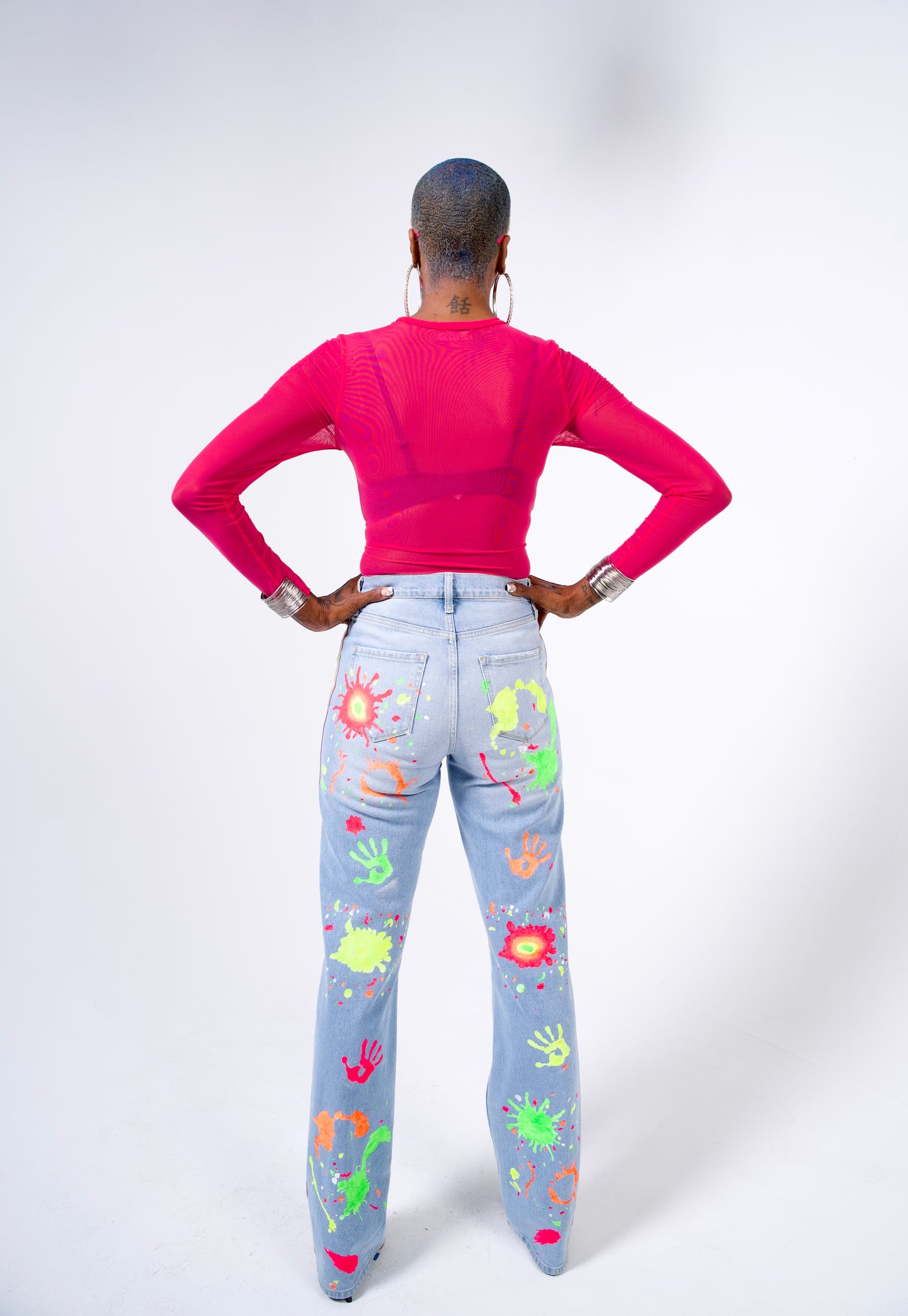 Paint Me Neon Jeans