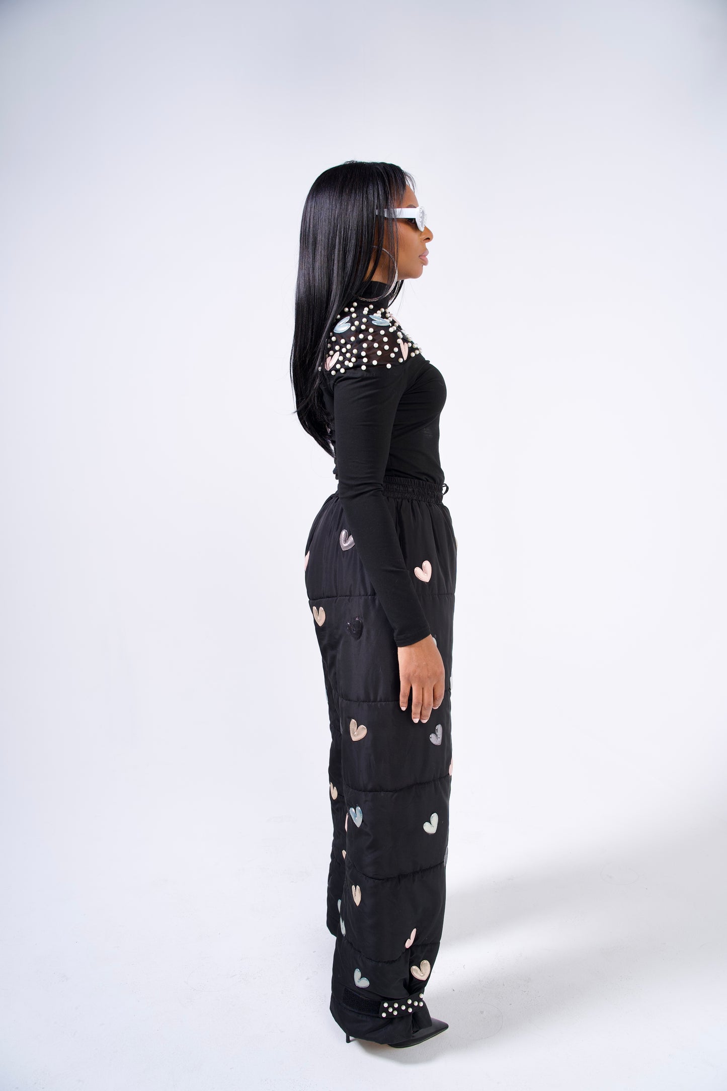 Pearls For The Girls Puffer Pant