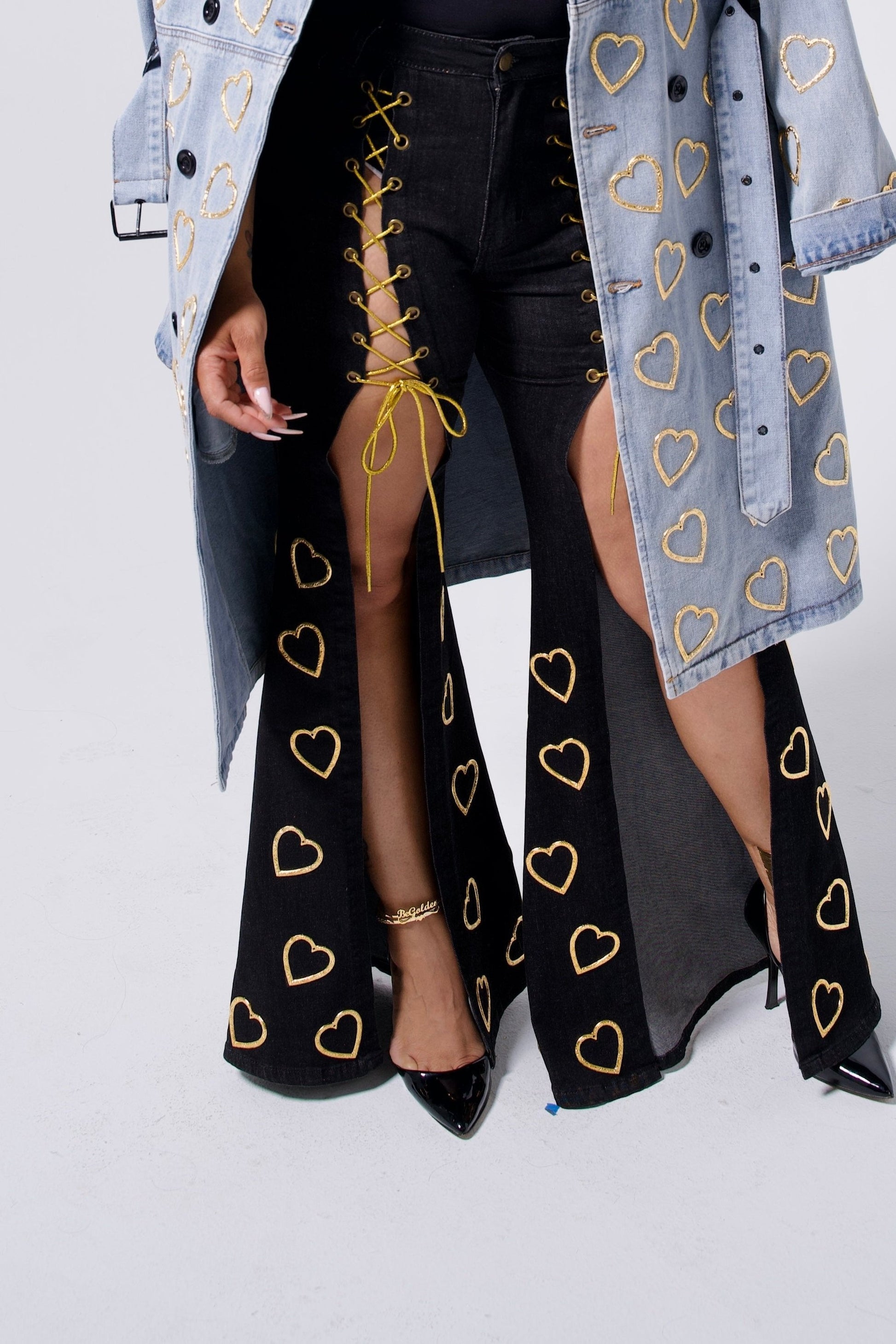 Heart Of Gold Denim Jeans ShopBeGolden Heart Of Gold Denim Jeans ShopBeGolden
