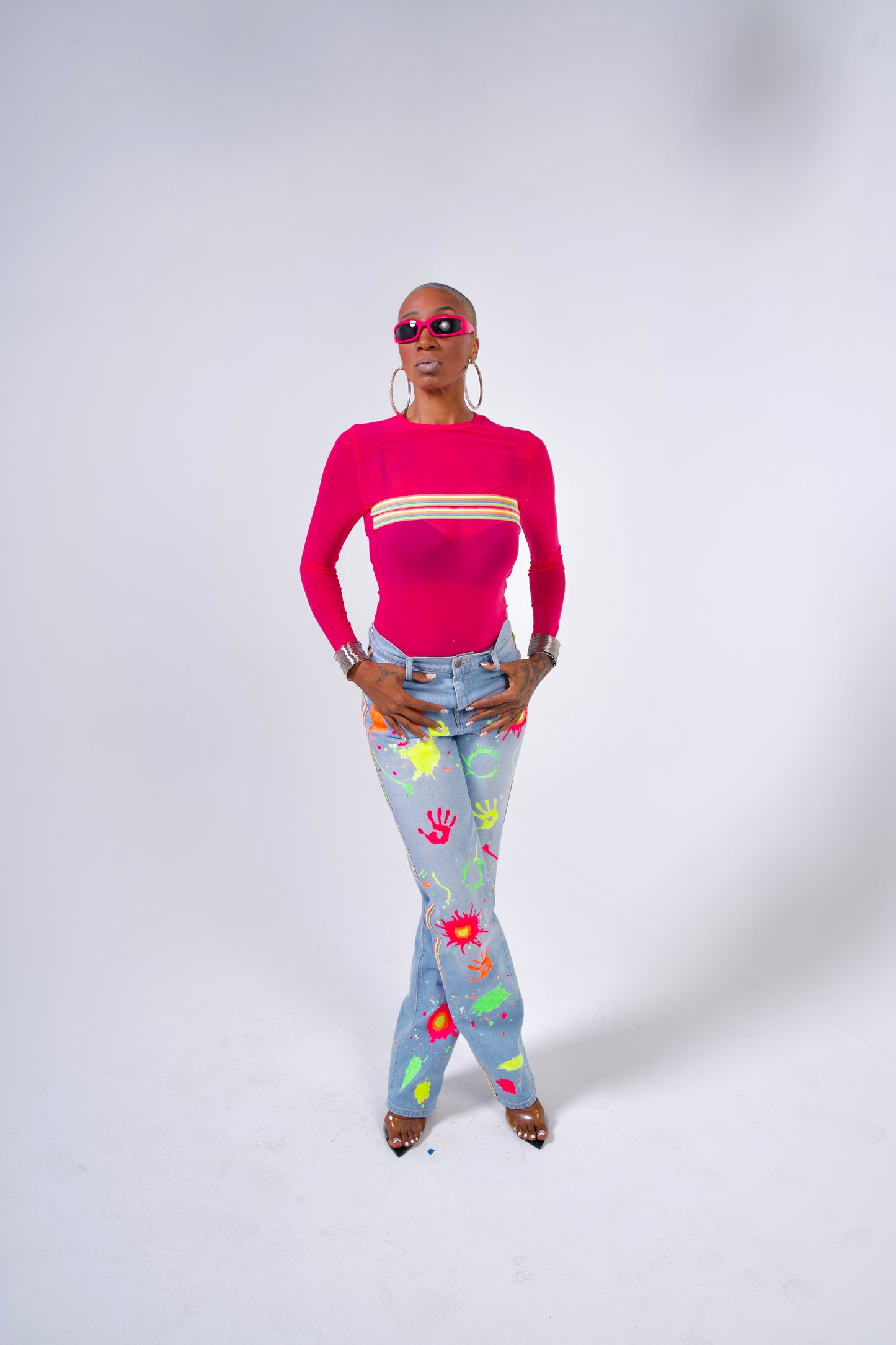 Paint Me Neon Jeans