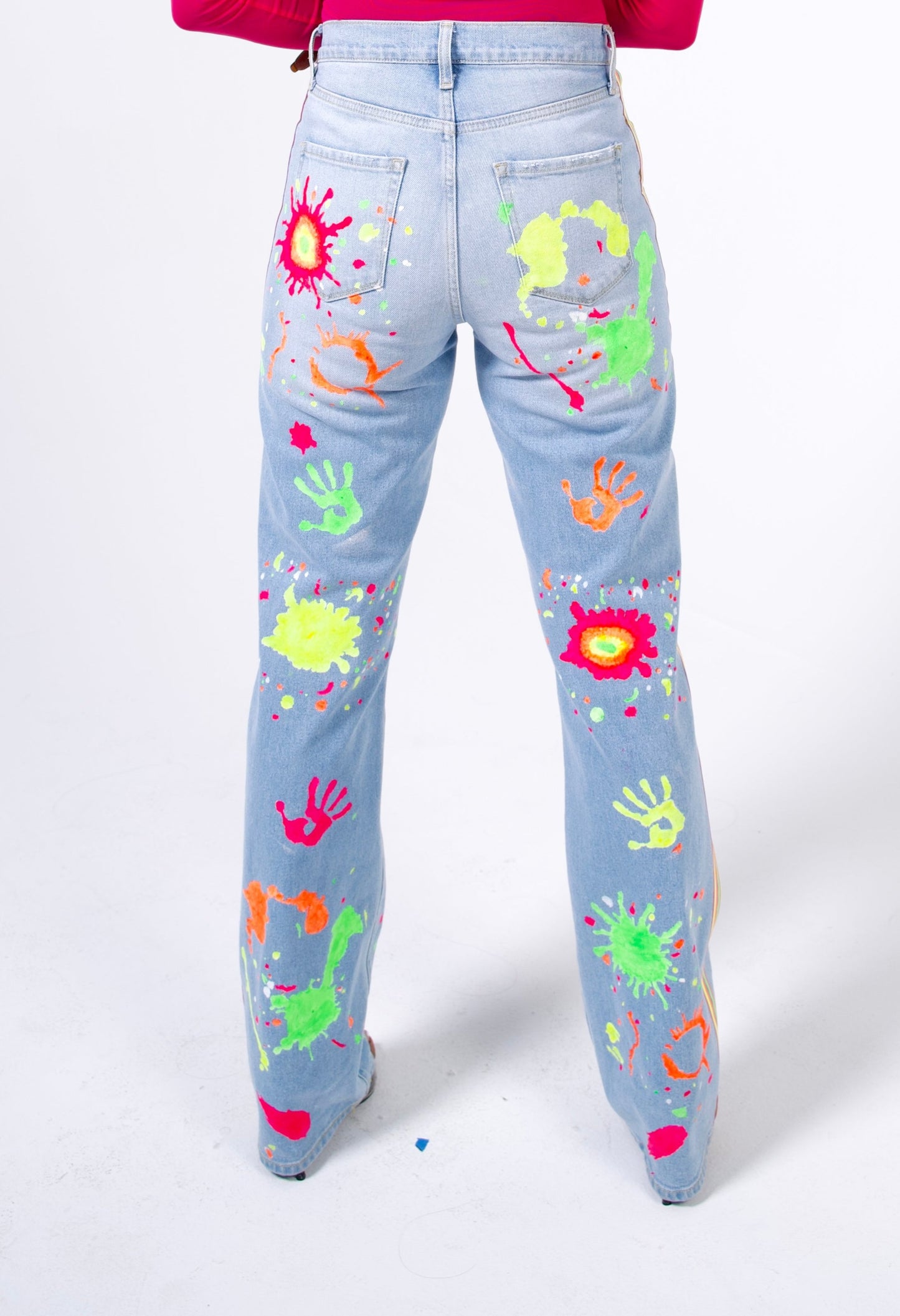 Paint Me Neon Jeans